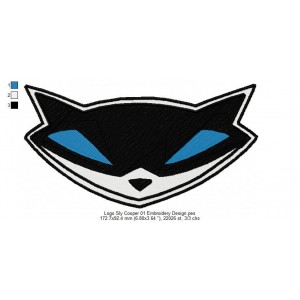 Logo Sly Cooper 01 Embroidery Design
